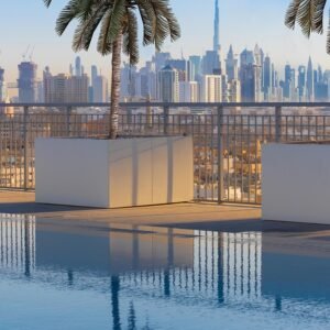 4* Pool access with premium set menu at Aqua Pool @ 4* Wyndham Deira  Dubai