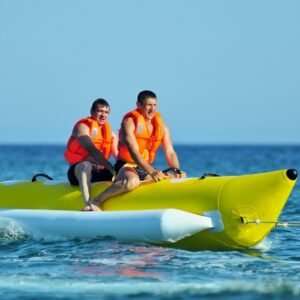 Thrilling Rides: 30-Min inflatable Banana or Donut-shaped Boat Ride  Dubai